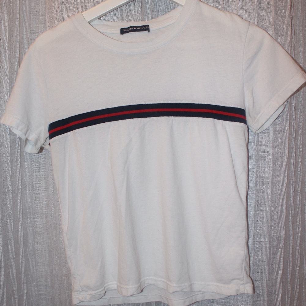 Brandy Melville White Crop Top